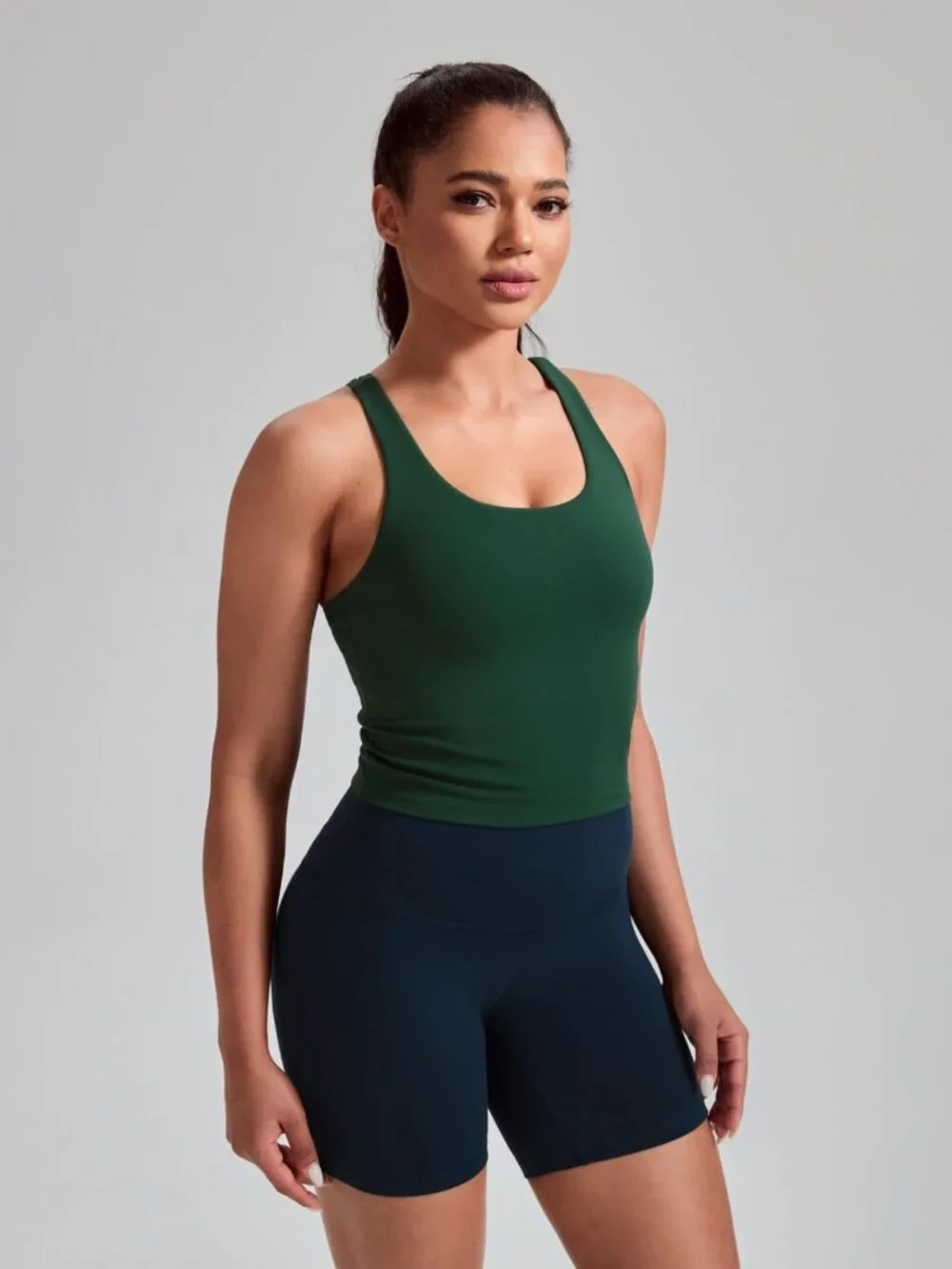 Longline Sports Bra for Activewear, Comfortable Fit, Perfect for Workouts